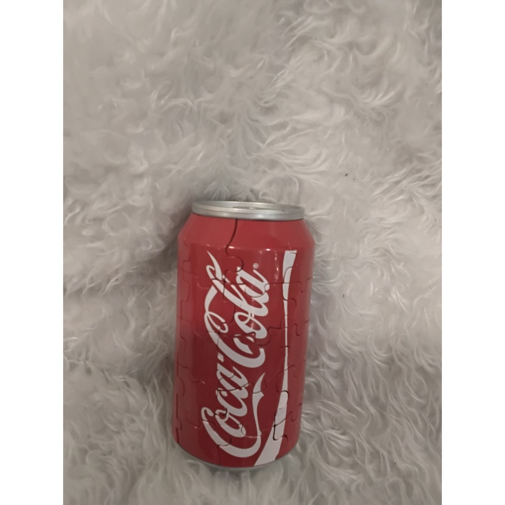 Coca-Cola 3D Soda Can Jigsaw Puzzle Red Collectible Brain Teaser 2017